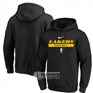 Sudaderas con Capucha Los Angeles Lakers Practice Performance 2022-23 Negro