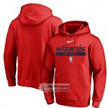 Sudaderas con Capucha Washington Wizards Practice Performance 2022-23 Rojo