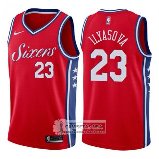 Camiseta 76ers Ersan Ilyasova Statement 76er 2017-18 Rojo