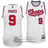 Camiseta ABA Spurs Parker Blanco