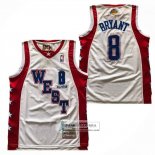 Camiseta All Star 2004 Kobe Bryant NO 8 Blanco