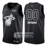 Camiseta All Star 2018 Miami Heat Nike Personalizada Negro