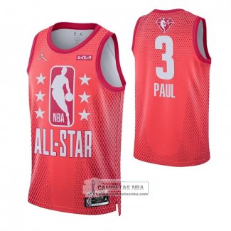 Camiseta All Star 2022 Phoenix Suns Chris Paul NO 3 Granate