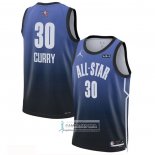 Camiseta All Star 2023 Golden State Warriors Stephen Curry NO 30 Azul