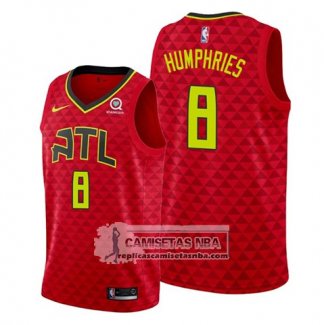 Camiseta Atlanta Hawks Isaac Humphries Rojo Statement