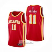 Camiseta Atlanta Hawks Trae Young Icon 2020-21 Rojo