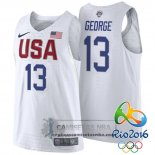 Camiseta Autentico USA 2016 George Blanco