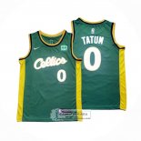 Camiseta Boston Celtics Jayson Tatum NO 0 2022-23 Verde