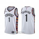 Camiseta Brooklyn Nets Jamal Crawford Ciudad Blanco