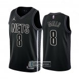 Camiseta Brooklyn Nets Patty Mills NO 8 Statement 2022-23 Negro