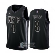 Camiseta Brooklyn Nets Patty Mills NO 8 Statement 2022-23 Negro