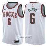 Camiseta Bucks Eric Bledsoe Classic 2017-18 Blanco