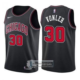 Camiseta Bulls Noah Vonleh Statement 2017-18 Negro