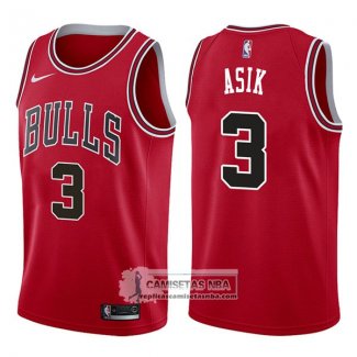 Camiseta Bulls Omer Asik Icon 2017-18 Rojo