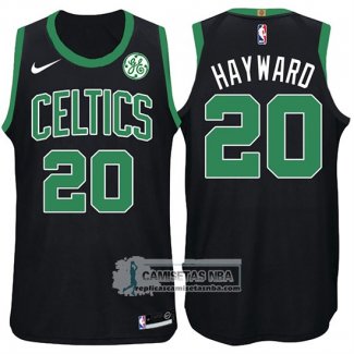 Camiseta Celtics Gordon Hayward 2017-18 Negro