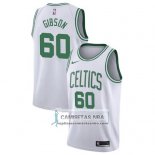 Camiseta Celtics Jonathan Gibson Association 2017-18 Blanco