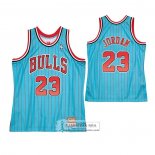 Camiseta Chicago Bulls Michael Jordan NO 23 Mitchell & Ness 1995-96 Azul