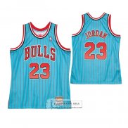 Camiseta Chicago Bulls Michael Jordan NO 23 Mitchell & Ness 1995-96 Azul