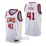 Camiseta Cleveland Cavaliers Ante Zizic Association Blanco