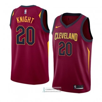 Camiseta Cleveland Cavaliers Brandon Knight Icon 2018 Rojo