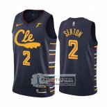 Camiseta Cleveland Cavaliers Collin Sexton Ciudad Azul