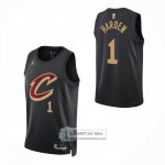 Camiseta Cleveland Cavaliers Max Strus NO 1 Ciudad 2025-26 Negro