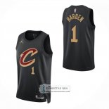 Camiseta Cleveland Cavaliers Max Strus NO 1 Ciudad 2025-26 Negro