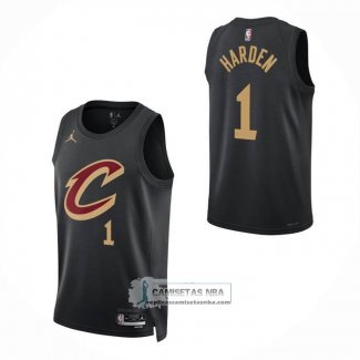 Camiseta Cleveland Cavaliers Max Strus NO 1 Ciudad 2025-26 Negro
