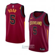 Camiseta Cleveland Cavaliers Rodney Hood Icon 2018 Rojo