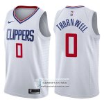 Camiseta Clippers Sindarius Thornwell Association 2017-18 Blanco