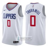 Camiseta Clippers Sindarius Thornwell Association 2017-18 Blanco