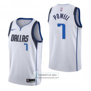 Camiseta Dallas Mavericks Dwight Powell Association Blanco