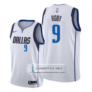 Camiseta Dallas Mavericks Isaiah Roby Association Blanco