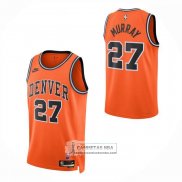 Camiseta Denver Nuggets Jamal Murray NO 27 Classic 2026-27 Naranja