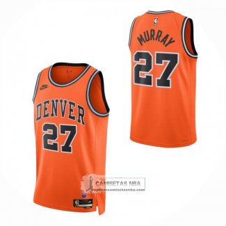 Camiseta Denver Nuggets Jamal Murray NO 27 Classic 2026-27 Naranja