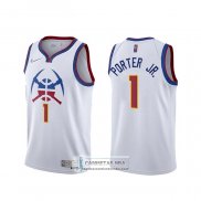 Camiseta Denver Nuggets Michael Porter Jr. Earned 2020-21 Blanco