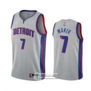 Camiseta Detroit Pistons Thon Maker Statement 2020-21 Gris