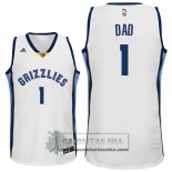 Camiseta Dia del Padre Grizzlies Dad Blanco