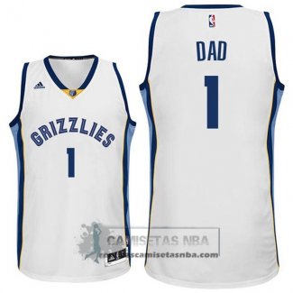 Camiseta Dia del Padre Grizzlies Dad Blanco