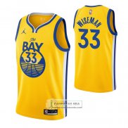 Camiseta Golden State Warriors James Wiseman Statement 2020 Amarillo