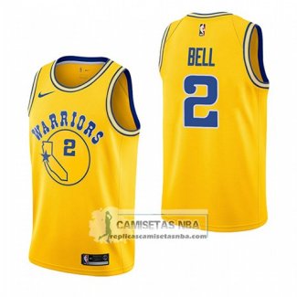 Camiseta Golden State Warriors Jordan Bell Hardwood Classic 2018