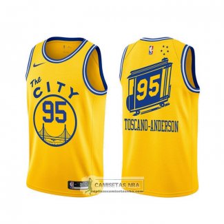 Camiseta Golden State Warriors Juan Toscano-Anderson Classic Oro