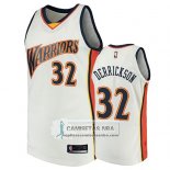 Camiseta Golden State Warriors Marcus Derrickson 2009-10 Hardwood Classics Blanco