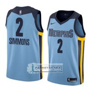 Camiseta Grizzlies Kobi Simmons Statement 2018 Azul