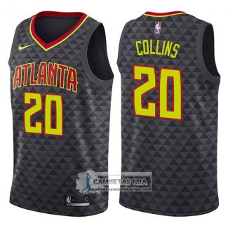 Camiseta Hawks John Collins Icon 2017-18 Negro