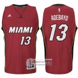 Camiseta Heat Bam Adebayo Alternate 2017-18 Rojo