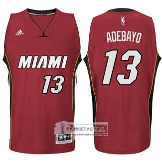 Camiseta Heat Bam Adebayo Alternate 2017-18 Rojo