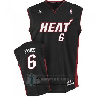 Camiseta Heats James Negro