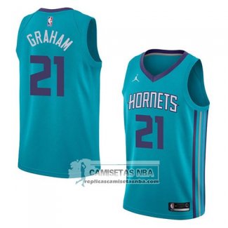 Camiseta Hornets Treveon Graham Icon 2018 Verde