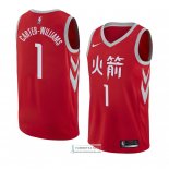 Camiseta Houston Rockets Michael Carter Williams Ciudad 2018 Roj